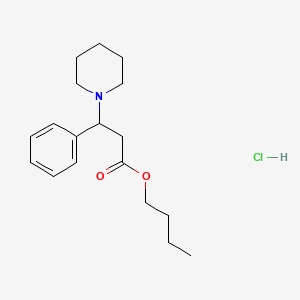 molecular formula C18H28ClNO2 B12296702 Butaverine hydrochloride CAS No. 17824-89-4