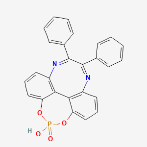 (R)-14-Hydroxy-6,7-diphenyl-1,12-(epoxyphosphanooxy)dibenzo[e,g][1,4]diazocine 14-oxide