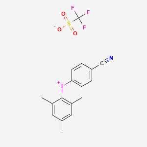 (4-Cyanophenyl)(mesityl)iodonium trifluoromethanesulfonate