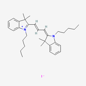 1,1'-Dipentyl-3,3,3',3'-tetramethylindocarbocyanine iodide