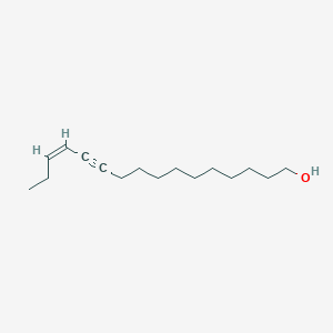 molecular formula C16H28O B12296771 13Z-Hexadecen-11-yn-1-ol 