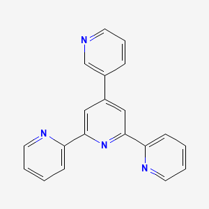 molecular formula C20H14N4 B12296776 2,6-dipyridin-2-yl-4-pyridin-3-ylpyridine 