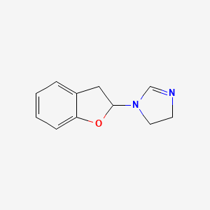 1-(2,3-Dihydro-1-benzofuran-2-yl)-4,5-dihydroimidazole