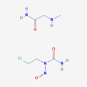 1-(2-Chloroethyl)-1-nitrosourea;2-(methylamino)acetamide