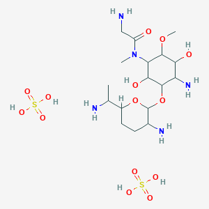 molecular formula C17H39N5O14S2 B12296849 Astromicinsulfate 