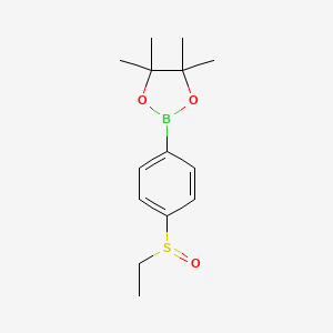 2-(4-(Ethylsulfinyl)phenyl)-4,4,5,5-tetramethyl-1,3,2-dioxaborolane