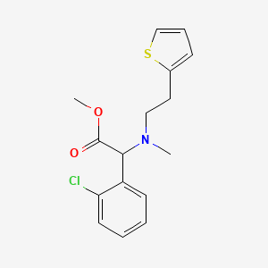 molecular formula C16H18ClNO2S B12296890 S-ClopidogrelN-MethylImpurity 