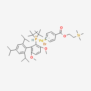 molecular formula C43H67BrO4PPdSi+ B12296893 T-Bubrettphos PD 