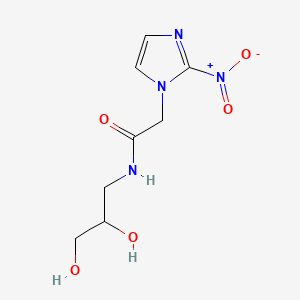 N-(2,3-Dihydroxypropyl)-2-nitro-1H-imidazole-1-acetamide