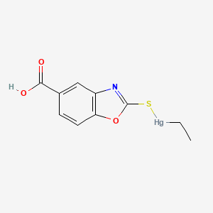 molecular formula C10H9HgNO3S B12296970 Otimerate CAS No. 23068-56-6