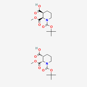 Rel-(2S,3R)-1-(tert-butoxycarbonyl)-2-(methoxycarbonyl)piperidine-3-carboxylic acid