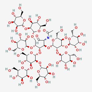 molecular formula C62H105NO51 B1229699 Mannosyl(9)-N-acetylglucosamine CAS No. 70158-33-7