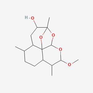 10-Methoxy-1,5,9-trimethyl-11,14,15-trioxatetracyclo[10.2.1.04,13.08,13]pentadecan-2-ol