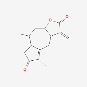 (3aR)-3aalpha,7,7aalpha,8,9,9abeta-Hexahydro-5,8beta-dimethyl-3-methyleneazuleno[6,5-b]furan-2,6(3H,4H)-dione