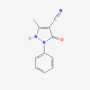 5-Hydroxy-3-methyl-1-phenyl-1H-pyrazole-4-carbonitrile