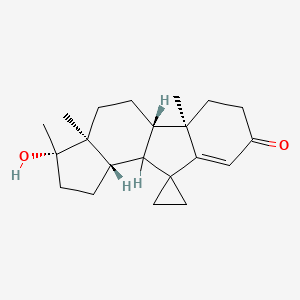(3S,3aS,5aS,5bR,10bS)-3-hydroxy-3,3a,5b-trimethylspiro[2,4,5,5a,6,7,10a,10b-octahydro-1H-cyclopenta[a]fluorene-10,1'-cyclopropane]-8-one