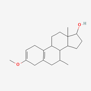 molecular formula C20H30O2 B12297083 3-Methoxy-7,13-dimethyl-1,4,6,7,8,9,11,12,14,15,16,17-dodecahydrocyclopenta[a]phenanthren-17-ol 