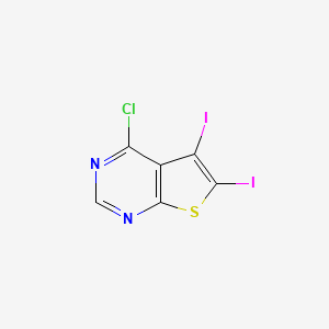 4-Chloro-5,6-diiodothieno[2,3-d]pyrimidine