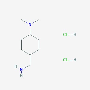 trans-4-(aminomethyl)-N,N-dimethyl-cyclohexanamine;dihydrochloride