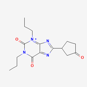 8-(3-Oxocyclopentyl)-1,3-dipropylpurin-3-ium-2,6-dione