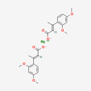 molecular formula C24H26MgO8 B12297315 Magnesium 3-(2,4-dimethoxyphenyl)-2-butenoate CAS No. 26011-83-6