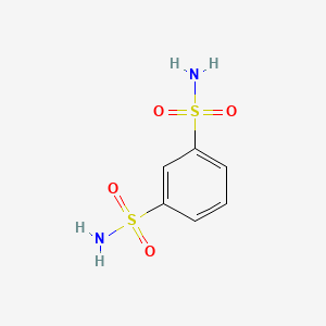 molecular formula C6H8N2O4S2 B1229733 Benzene-1,3-disulfonamide CAS No. 3701-01-7