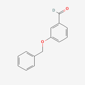 3-Benzyloxybenzaldehyde-alpha-D1