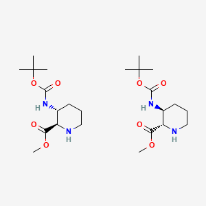 Methyl trans-3-((tert-butoxycarbonyl)amino)piperidine-2-carboxylate