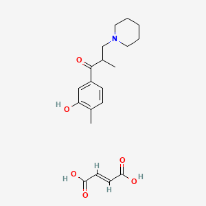 (E)-but-2-enedioic acid;1-(3-hydroxy-4-methylphenyl)-2-methyl-3-piperidin-1-ylpropan-1-one