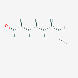 molecular formula C10H14O B12297367 2,4,7-Decatrienal,(2E,4E,7Z)- 