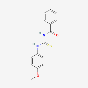 molecular formula C15H14N2O2S B12297497 N-[(4-methoxyphenyl)carbamothioyl]benzamide 