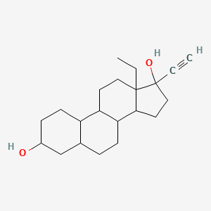 molecular formula C21H32O2 B12297531 Levo-3alpha,5beta-tetrahydronorgestrel 