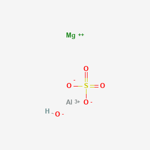 molecular formula AlHMgO5S+2 B1229754 氢氧化镁铝 CAS No. 74978-16-8