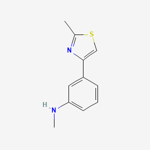 n-Methyl-3-(2-methylthiazol-4-yl)aniline