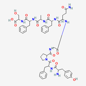 molecular formula C54H66N10O13 B12297647 Chemerin-9, Human 