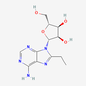 molecular formula C12H17N5O4 B1229766 8-Ethyladenosine CAS No. 69359-47-3