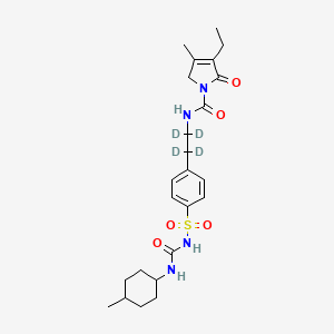 molecular formula C24H34N4O5S B12297666 Glimepiride-d4 