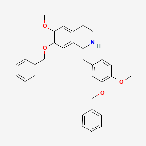 (R)-1,2,3,4-Tetrahydro-6-methoxy-1-[[4-methoxy-3-(phenylmethoxy)phenyl]methyl]-7-(phenylmethoxy)isoquinoline