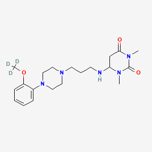 1,3-Dimethyl-6-[3-[4-[2-(trideuteriomethoxy)phenyl]piperazin-1-yl]propylamino]-1,3-diazinane-2,4-dione