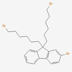 2-Bromo-9,9-bis(6-bromohexyl)-9H-fluorene