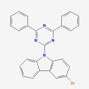 3-bromo-9-(4,6-diphenyl-1,3,5-triazin-2-yl)-9H-carbazole