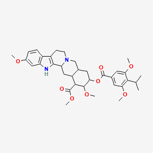 (3beta,20alpha)-11,17alpha-Dimethoxy-18beta-[(3,5-dimethoxy-4-isopropylbenzoyl)oxy]yohimban-16beta-carboxylic acid methyl ester