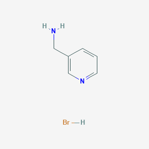 molecular formula C6H9BrN2 B12298035 Pyridin-3-ylmethanamine hydrobromide 