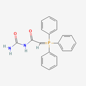 molecular formula C21H19N2O2P B1229804 N-carbamoyl-2-(triphenylphosphoranylidene)acetamide CAS No. 53296-08-5
