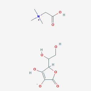 carboxymethyl(trimethyl)azanium;2-(1,2-dihydroxyethyl)-3-hydroxy-5-oxo-2H-furan-4-olate