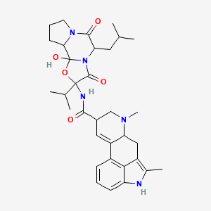 12'-Hydroxy-2-methyl-5'-(2-methylpropyl)-3',6',18-trioxo-2'-(propan-2-yl)ergotaman