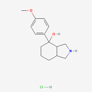 4-(4-Methoxyphenyl)octahydro-1H-isoindol-4-ol hydrochloride