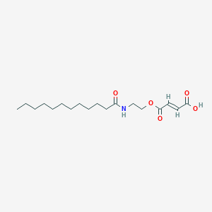 (Z)-2-Butenedioic acid hydrogen 1-[2-[(1-oxododecyl)amino]ethyl] ester