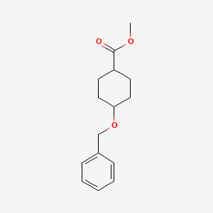 molecular formula C15H20O3 B12298148 trans-Methyl 4-(benzyloxy)cyclohexanecarboxylate 