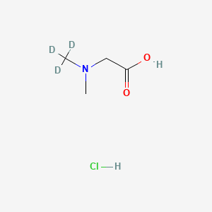 molecular formula C4H10ClNO2 B12298172 N,N-Dimethyl-d3-glycine HCl (N-methyl-d3) 